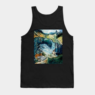 'Swallows Circle in Shimmering Light' Tank Top